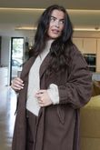 Mercer Soft Twill Trench Mahogany /20 =